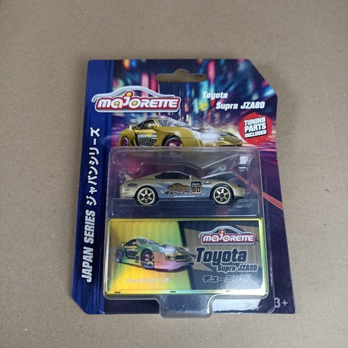 Majorette Toyota Supra JZA80 Japan Series Gold Chase Japan Series Tuning Parts