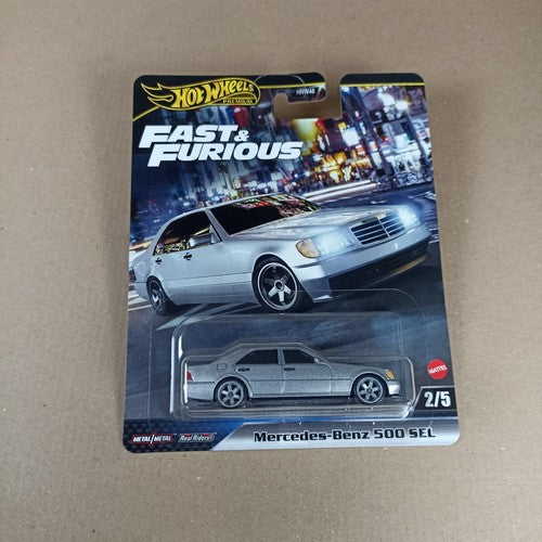 2024 Hot Wheels Fast And Furious 2/5 Mercedes-Benz 500 SEL