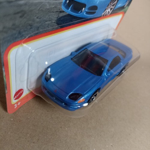 Matchbox 1994 Mitsubishi 3000GT #74 Blue Short Card 2024