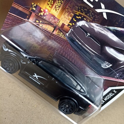 Matchbox Tesla Model X Black Space X 75/100 2024 SpaceX - Short Card