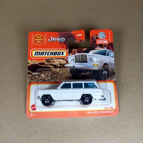 Matchbox 2024 1964 Jeep Wagoneer White Short Card