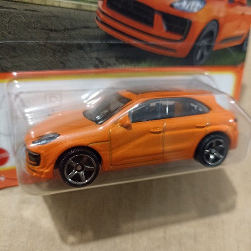 Matchbox 2022 Porsche Macan Orange Short Card 2024