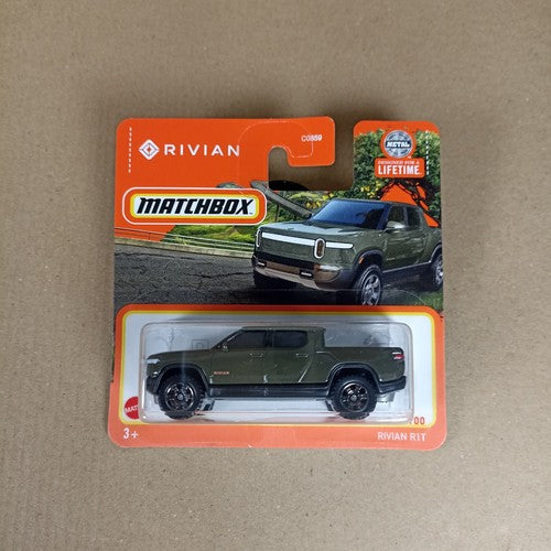 Matchbox Rivian R1T MBX Green 17/100 2024 Short Card RIT