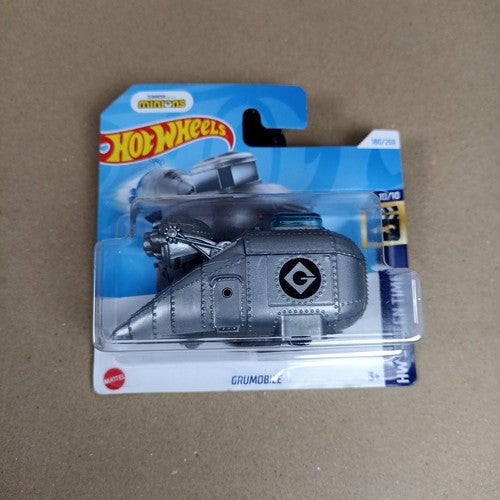 Hot Wheels Grumobile HW Screen Time Minions 2024 Short Card ** BLISTER BESCHÄDIGT