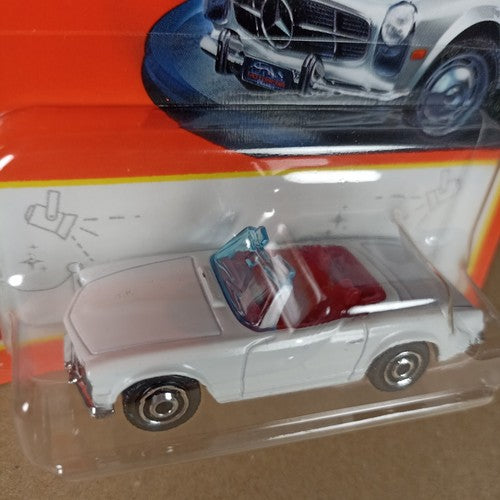 Matchbox 1963 Mercedes-Benz 230 SL White 2024 Short Card