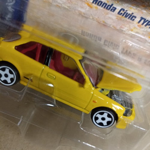 Majorette 2024 Honda Civic Type R EK9 Yellow Japan Series HTF