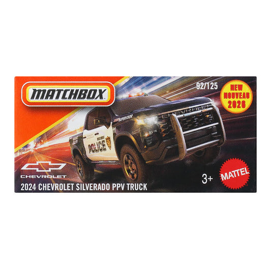 Matchbox Power Grabs 2024 Chevrolet Silverado PPV Truck (DNK70)