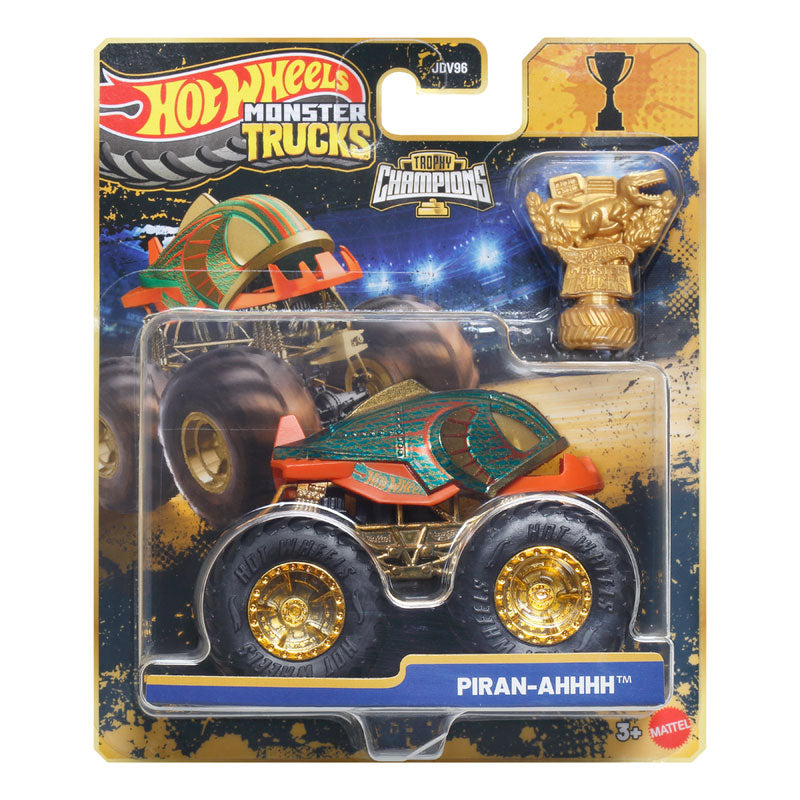 Hot Wheels Monster Trucks Piran-Ahhhh And Bigfoot 50th Anniversary Vehicle (JDV96)
