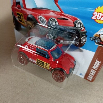 2025 Hot Wheels Lil' Roar Red Mini Cooper Short Card