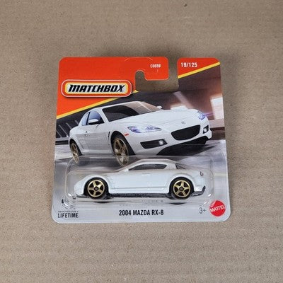 2026 Matchbox  #19 2004 Mazda RX-8  White Short Card
