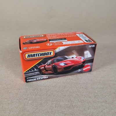 2026 Matchbox  Porsche 918 Spyder Red Power Grabs 15/125
