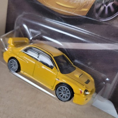 2026 Hot Wheels Subaru Impreza WRX STi Yellow Thrill Climbers