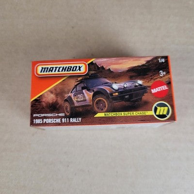 2026 Matchbox 1985 Porsche 911 Rally Super Chase Power Grabs