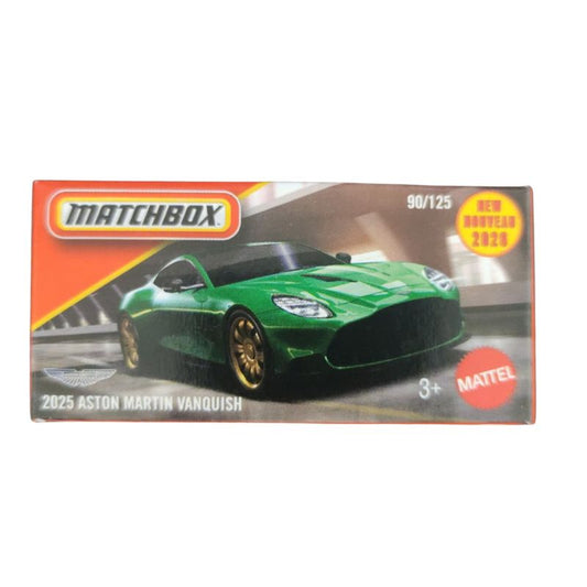 Matchbox Power Grabs 2025 Aston Martin Vanquish Toy Car (DNK70)