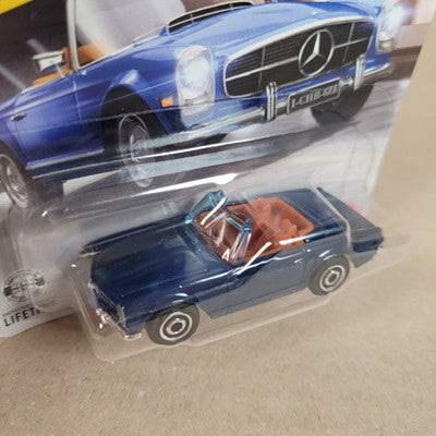 Matchbox 2026 1963 Mercedes-Benz 230 SL #46 Blue Short Card