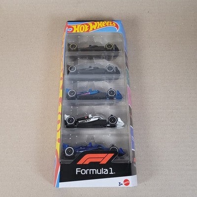 Hot Wheels Formula 2025 5-Pack Set 2026 Red Bull Atlassian Williams AMG