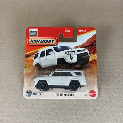 2025 Matchbox Toyota 4Runner White #9 Short Card