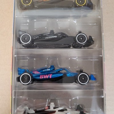 Hot Wheels Formula 2025 5-Pack Set 2026 Red Bull Atlassian Williams AMG