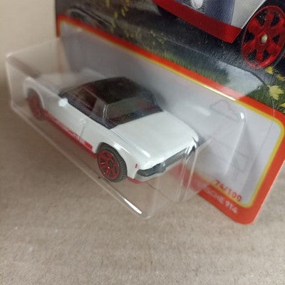 2021 Matchbox 71 Porsche 914 Weiß #74 Short Card