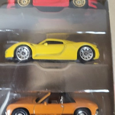 2025 Matchbox Porsche Heroes 5 Pack 911 GT3, 918, 914, 911 Targa, Cabrio