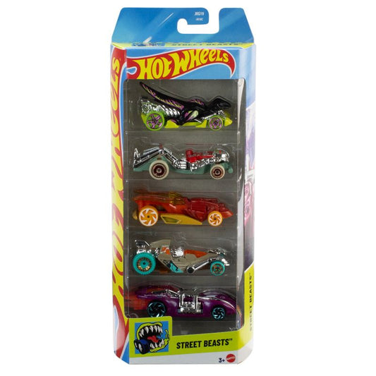 Hot Wheels Set Street Beasts 5-Pack Toy Cars JKG19 (1806)