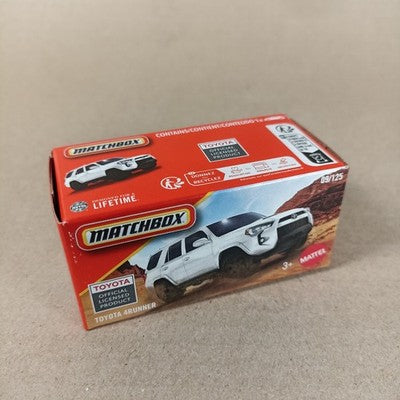 2025 Matchbox Power Grabs Toyota 4Runner Weiß
