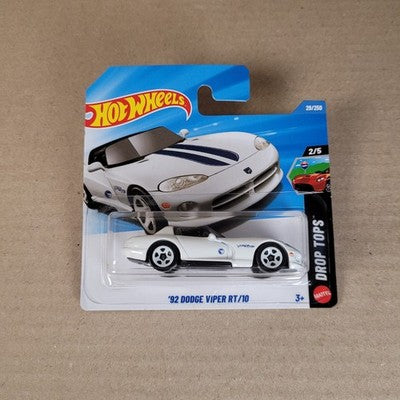2026 Hot Wheels 1992 Dodge Viper RT/10 White Treasure Hunt Rh Short Card