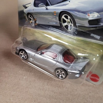2026 Matchbox 1:64 2002 Mazda RX-7 Spirit R Silber #45 Short Card