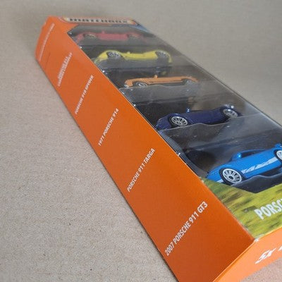 2025 Matchbox Porsche Heroes 5 Pack 911 GT3, 918, 914, 911 Targa, Cabrio