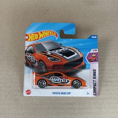 2025 Hot Wheels Toyota GR86 Cup Orange Short Card