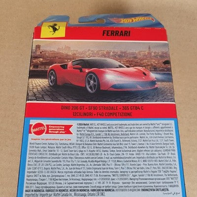 2026 Hot Wheels Ferrari Red 5er-Pack F40, SF90, Dino, 368, 12Cilindri