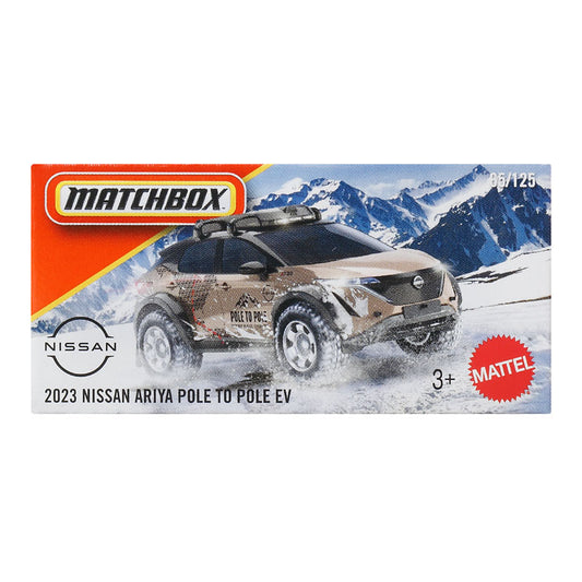 Matchbox Power Grabs 2023 Nissan Ariya Pole To Pole Electric Vehicle (DNK70)