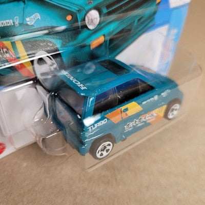 2025 Hot Wheels ‘85 Honda City Turbo II Teal Treasure Hunt HW J-Imports