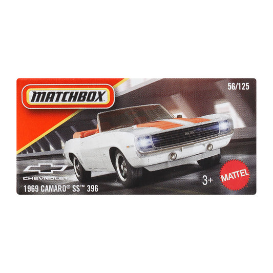 Matchbox Power Grabs 1969 Camaro SS Toy Car (DNK70)
