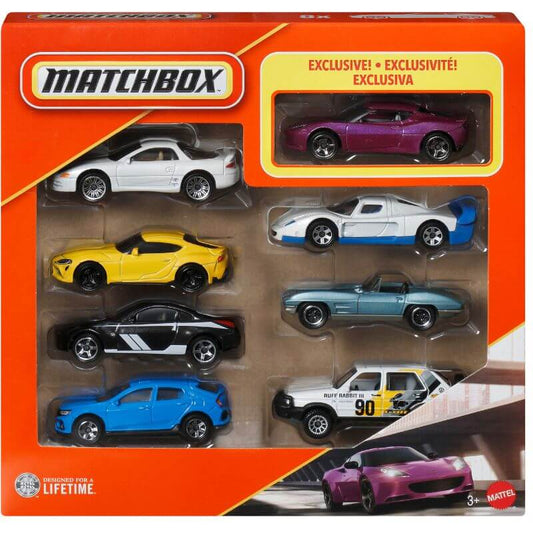 Matchbox Set Of 8 HVR81 Mattel Toy Cars Collection (HVR81)