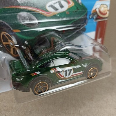 2025 Hot Wheels Porsche 911 Rallye Green Short Card 154/250 Rally