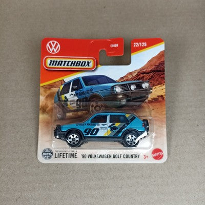 Matchbox 90 Volkswagen Golf Country #22 Mattel Blue 2025