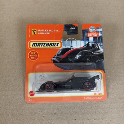 Matchbox 2024 Radical SR3 XXR Black #55 Short Card