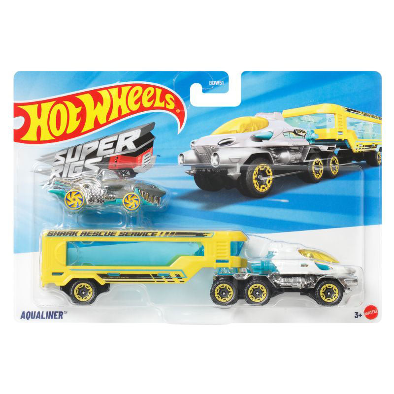 Hot Wheels Super Hauler Aqualiner Toy Collector Vehicle (BDW51)
