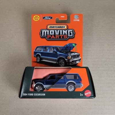 2025 Matchbox Moving Parts 2004 Ford Excursion Blue