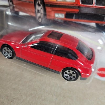 2025 Matchbox 1995 BMW 318ti Rot #5 Short Card