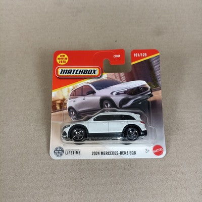 Matchbox 2024 Mercedes-Benz EQB Weiß 2025 Short Card