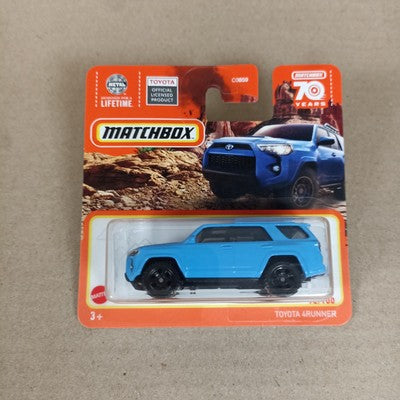 2023 Matchbox Toyota 4Runner Blue  #92 Short Card