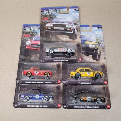 2026 Hot Wheels Silver Series Rally Racers 5er Komplettset