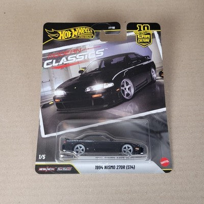 2026 Hot Wheels Premium Modern Classics Car Culture 1994 Nismo 270R (S14) Black