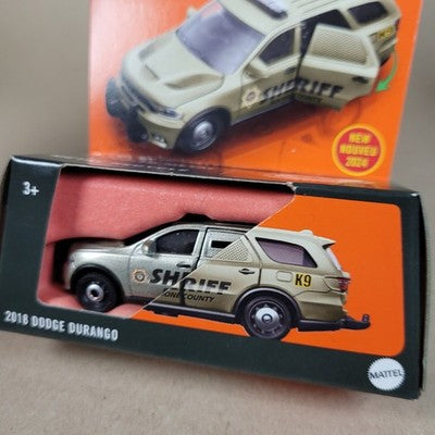 Matchbox 2018 Dodge Durango SHERIFF  2024 Moving Parts