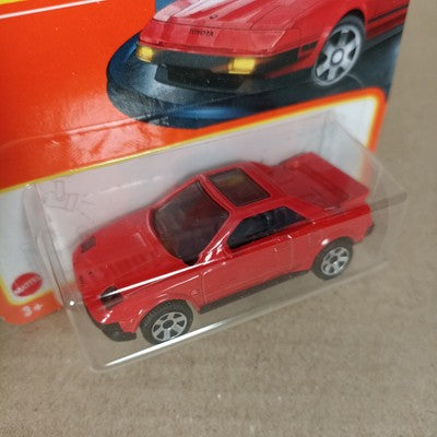 Matchbox 1984 Toyota MR2 Rot #16 Short Card