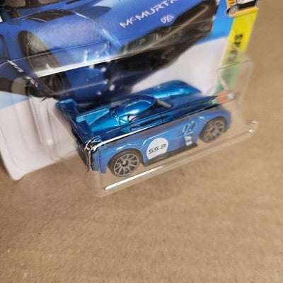 2025 Hot Wheels McMurtry Speirling Blue Peak Pursuit Short Card