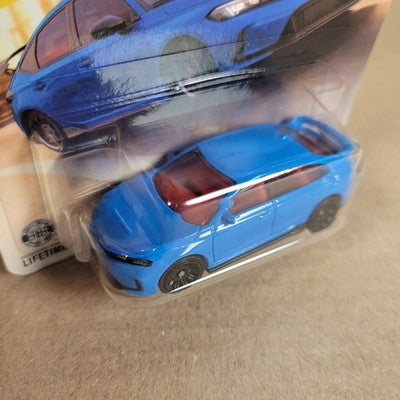 2026 Matchbox 2024 Honda Civic Type R Blue Short Card