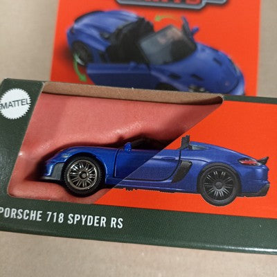 Matchbox Moving Parts 2024 Porsche 718 Spyder RS Blue #31 2025